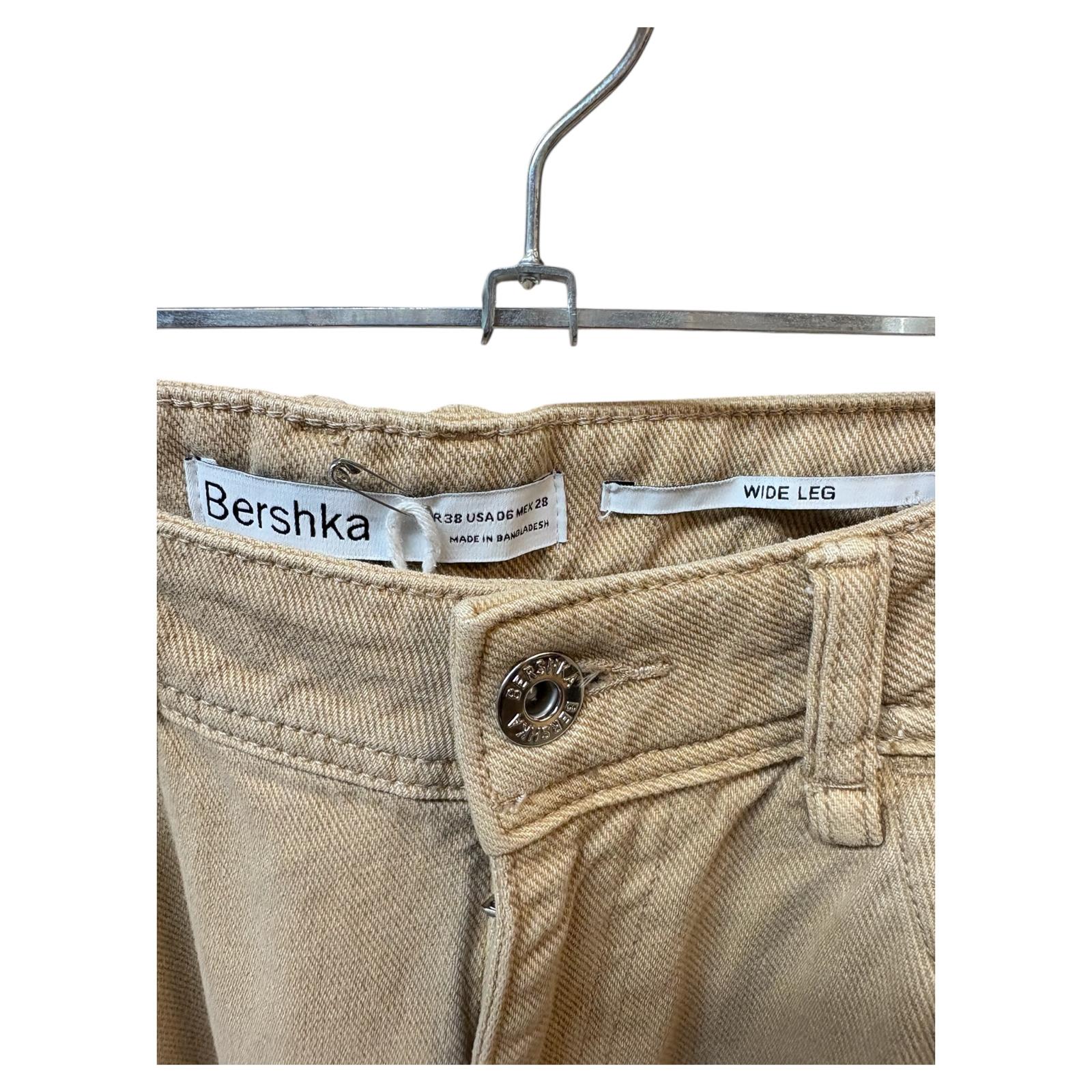 PANTALON BERSHKA TALLA 38 MARRON SIN ESTRENAR 17,99 €