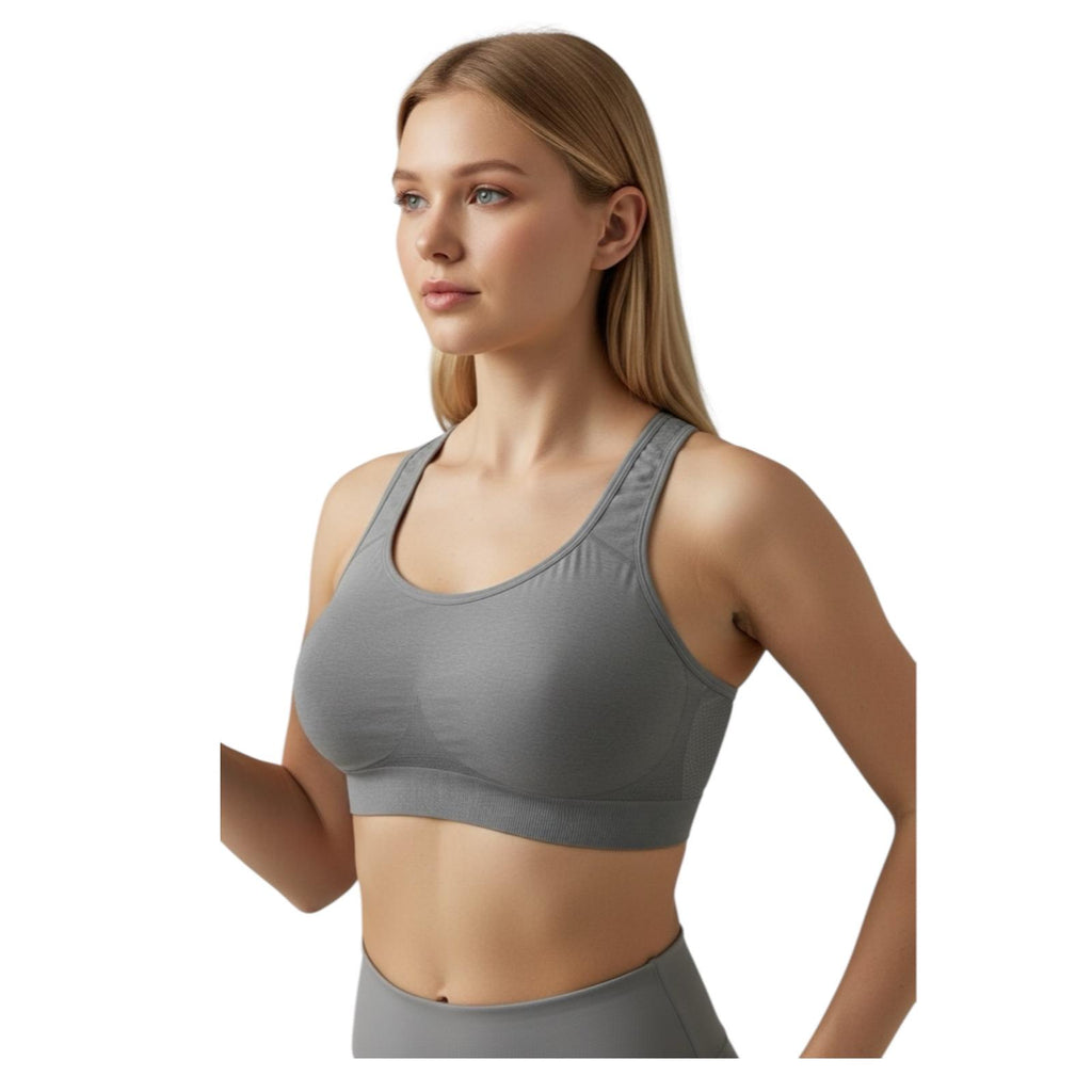 Top deportivo  talla L  gris SIN ESTRENAR