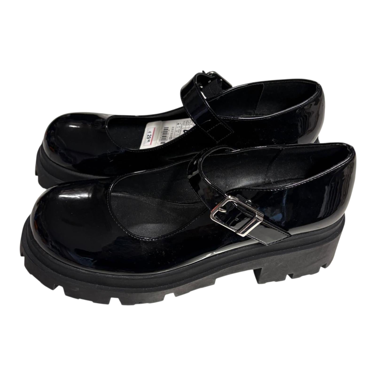 Zapato negro tipo merceditas zara talla 40 13,99