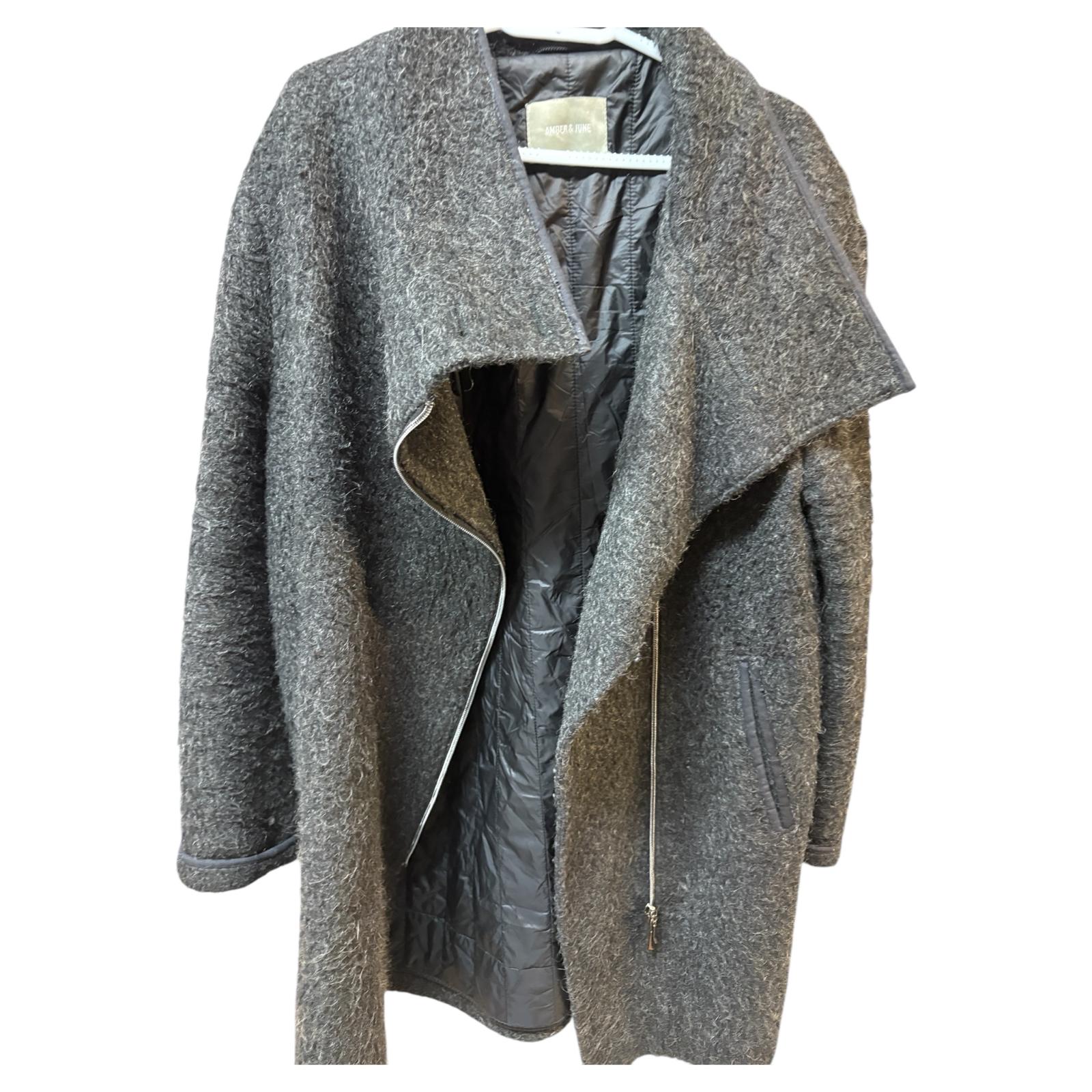 Abrigo gris talla XL