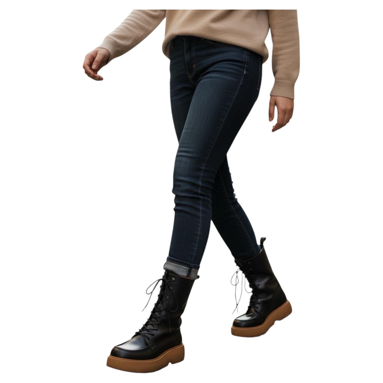 Bota mango negra talla 39