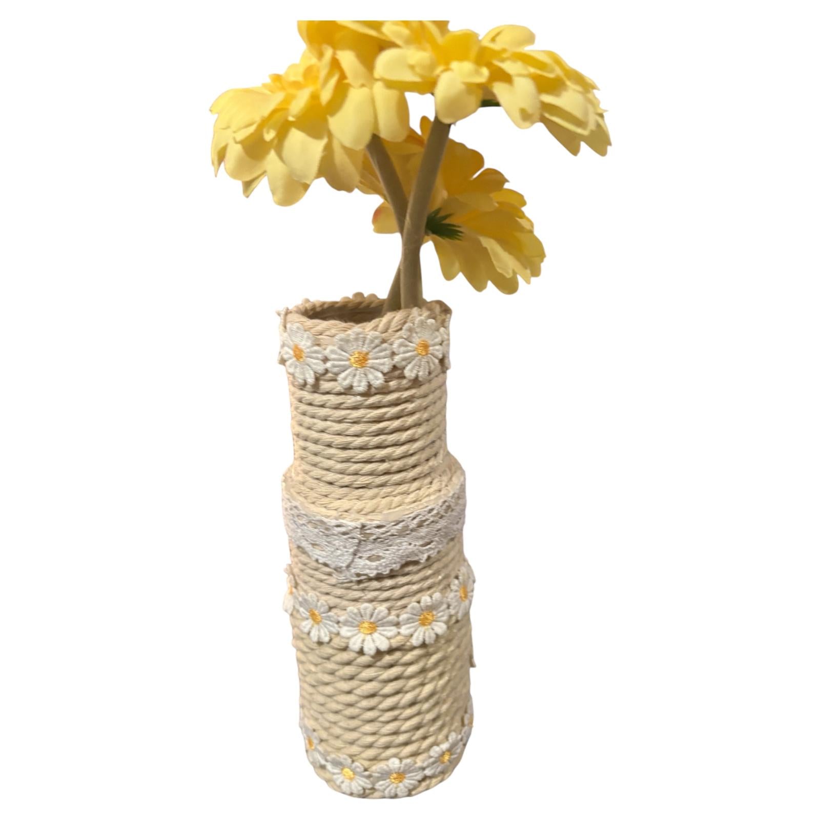 JARRON CON FLORES ARTIFICIALES