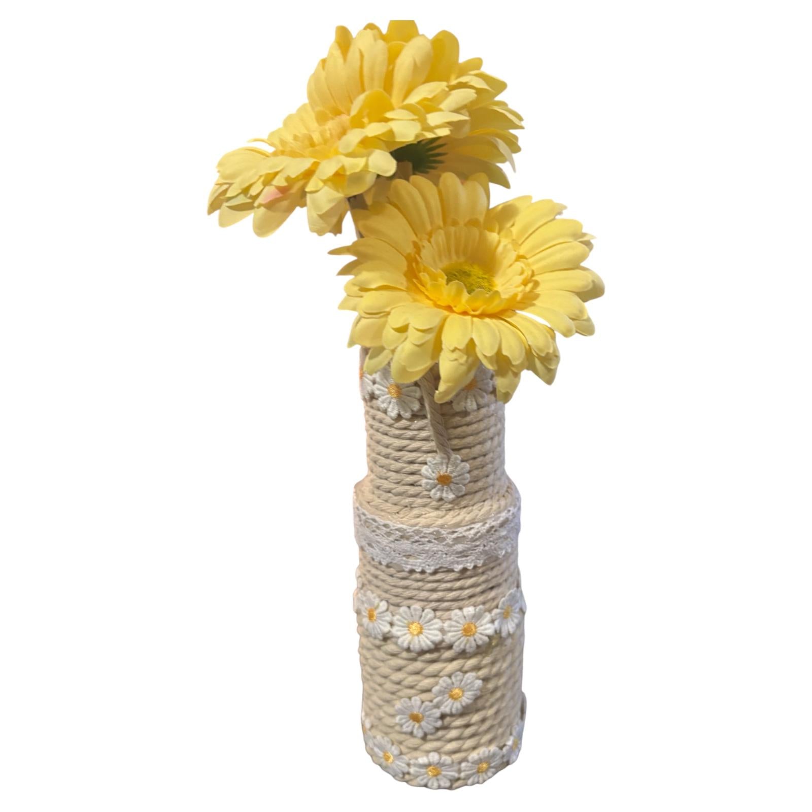 JARRON CON FLORES ARTIFICIALES