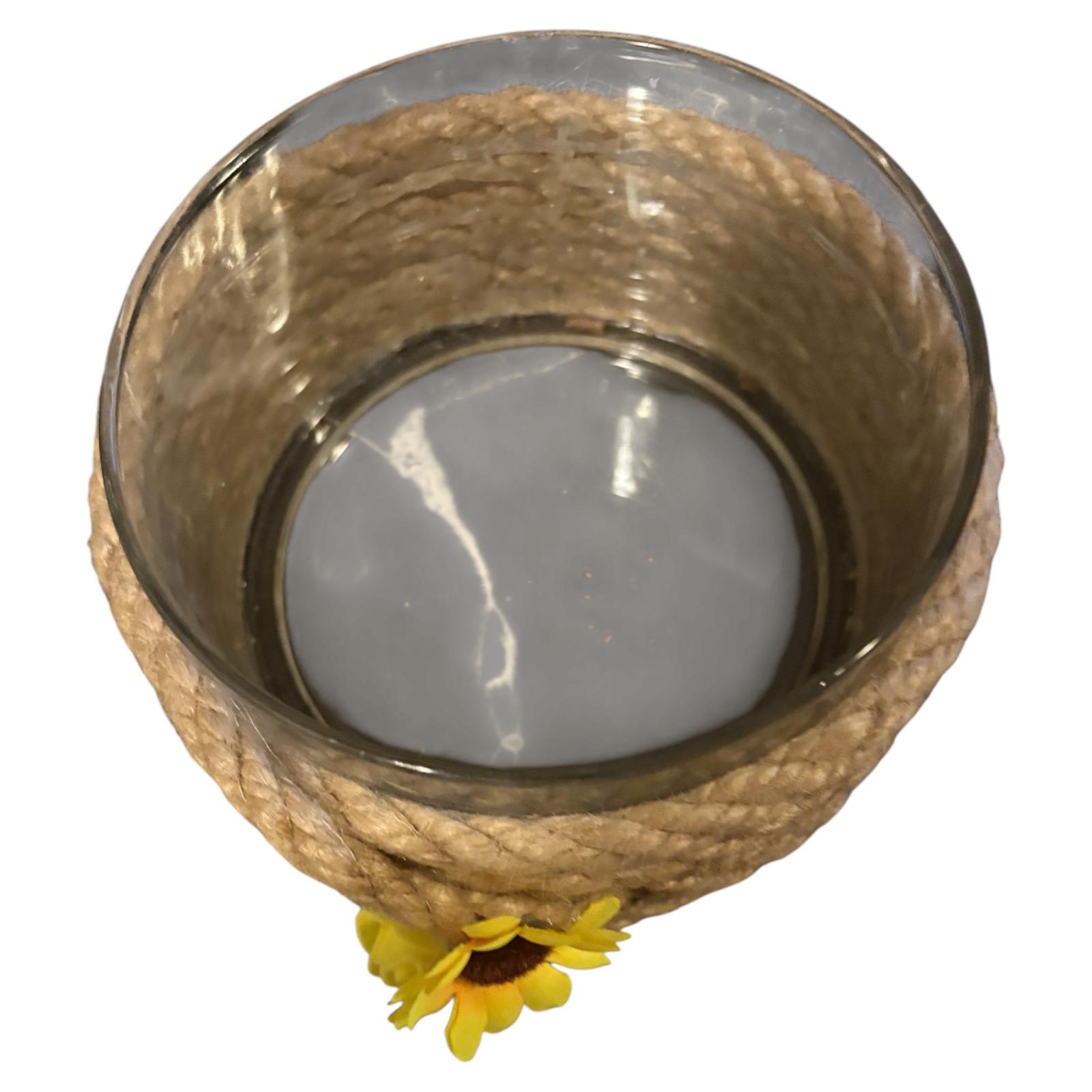 CESTA CON  6 POSAVASOS  DE MADERA