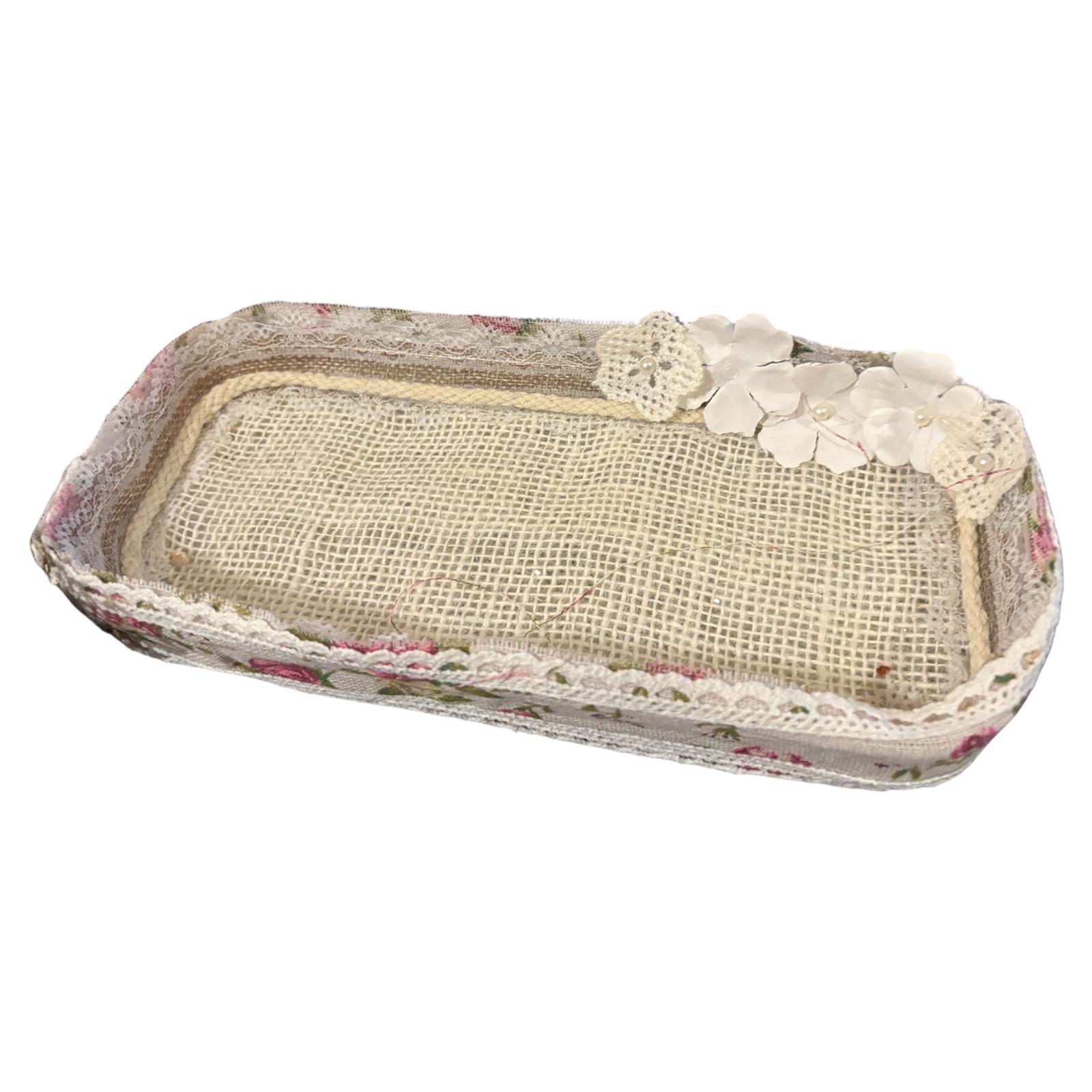 BANDEJA TOQUE ROMANTICO PARA DECORACION