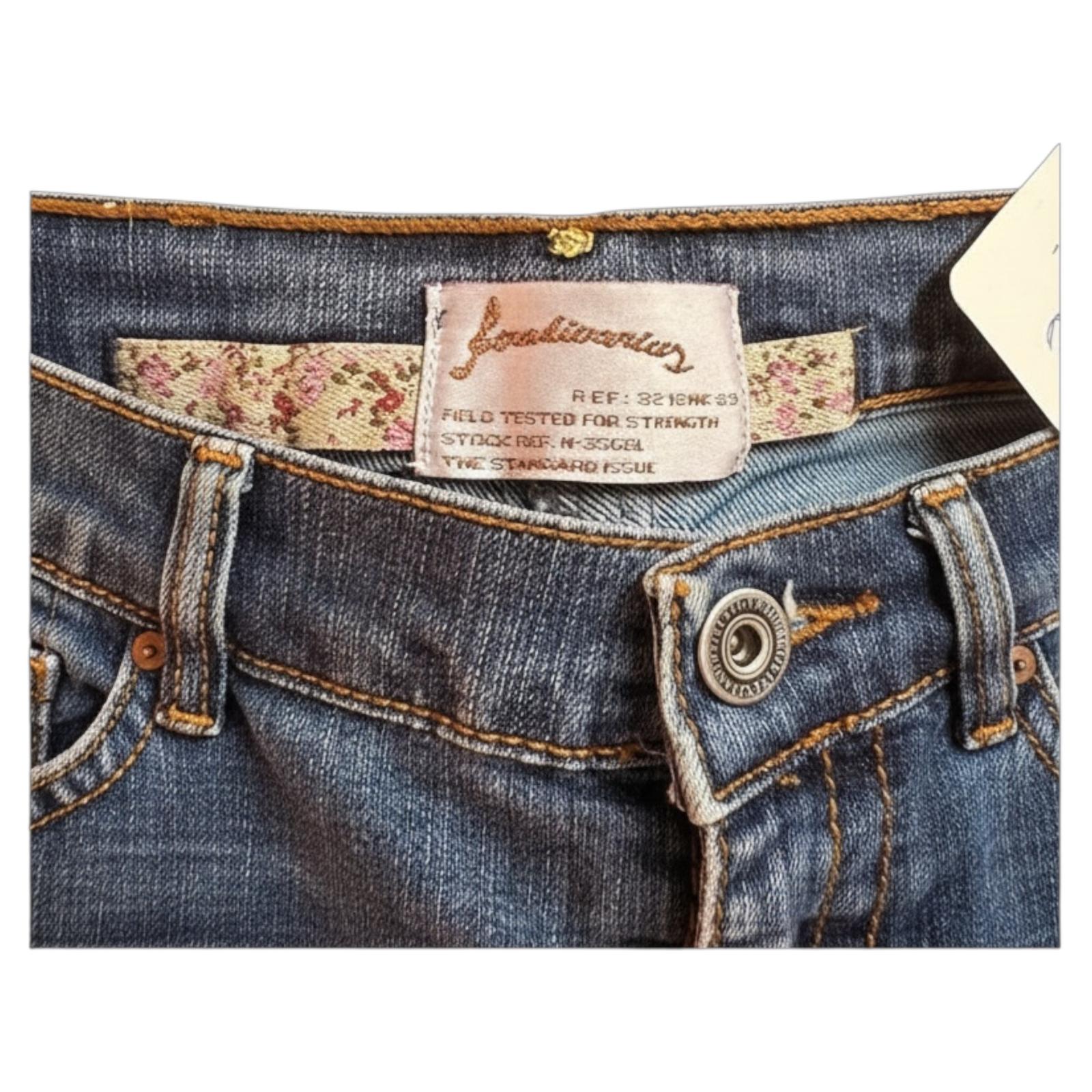 Mini falda tejana stradivarius talla M