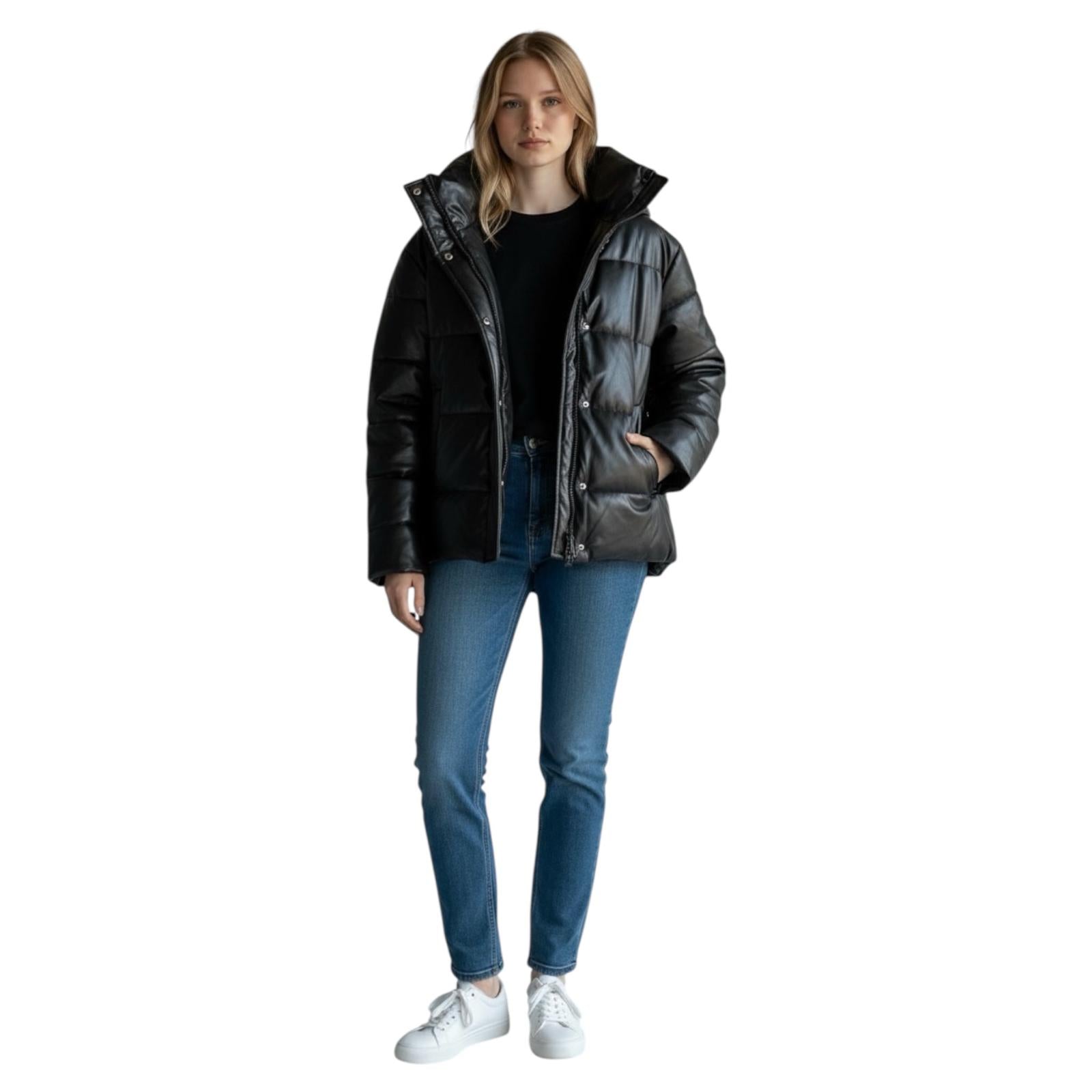 Chaqueta acolchada negra stradivarius  talla M SIN ESTRENAR 59,99 €