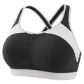 Top deportivo con cremallera blanco y negro talla L 5.99€