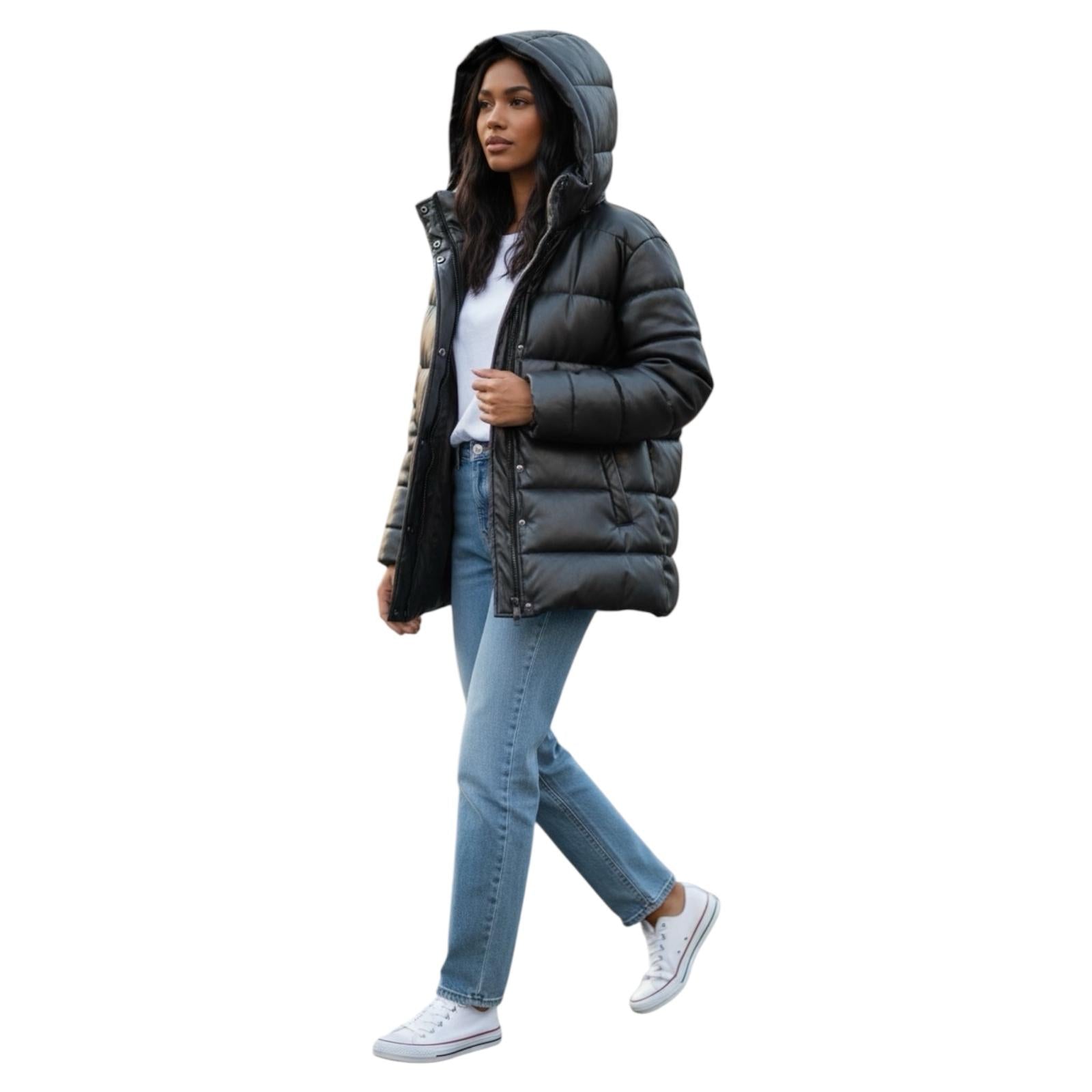 Chaqueta acolchada negra stradivarius  talla M SIN ESTRENAR 59,99 €